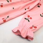 پیراهن دخترانه مدل عروسکی طرح گیلاس