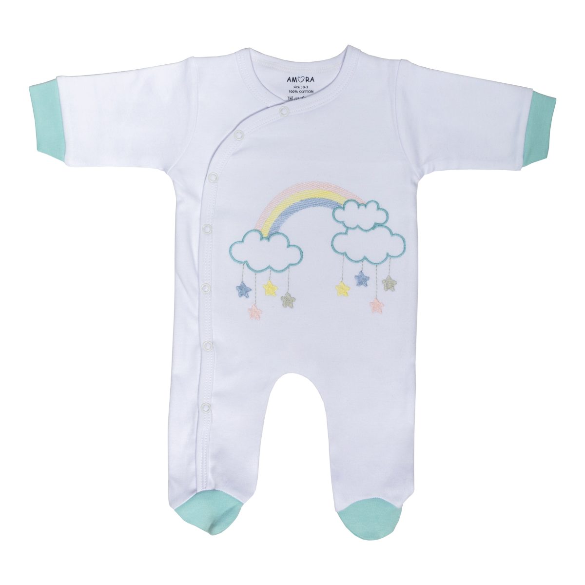 ست 19 تکه لباس نوزادی آمورا مدل baby Cloud