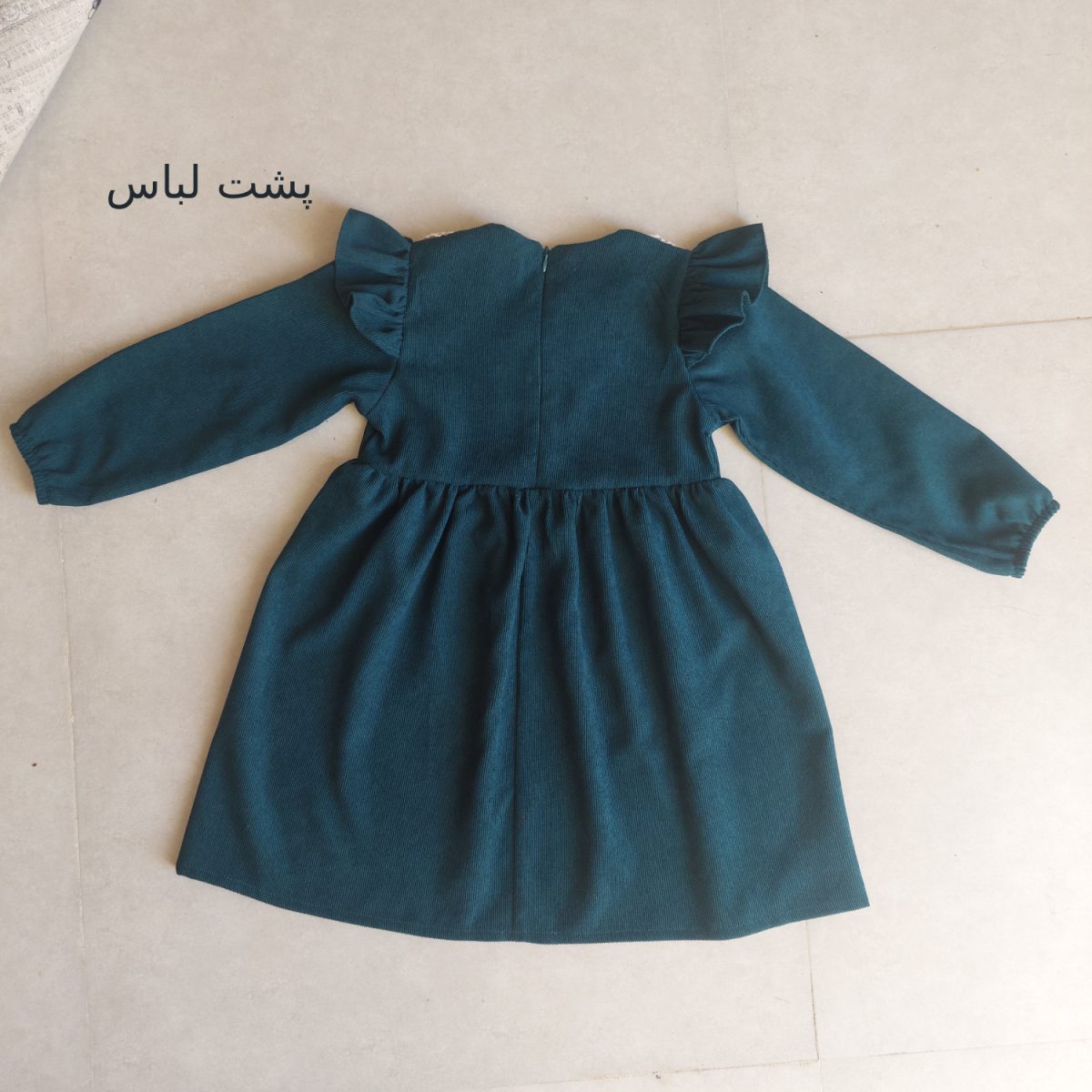 پیراهن دخترانه مدل یقه ب ب کنافی کد SA
