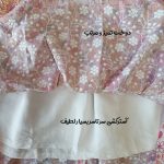 پیراهن دخترانه مدل خامه دوزی رنگ سال