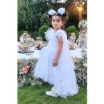 پیراهن دخترانه مدل عروس w01