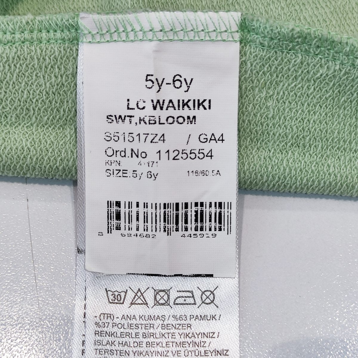 سویشرت دخترانه ال سی وایکیکی مدل S51517Z4